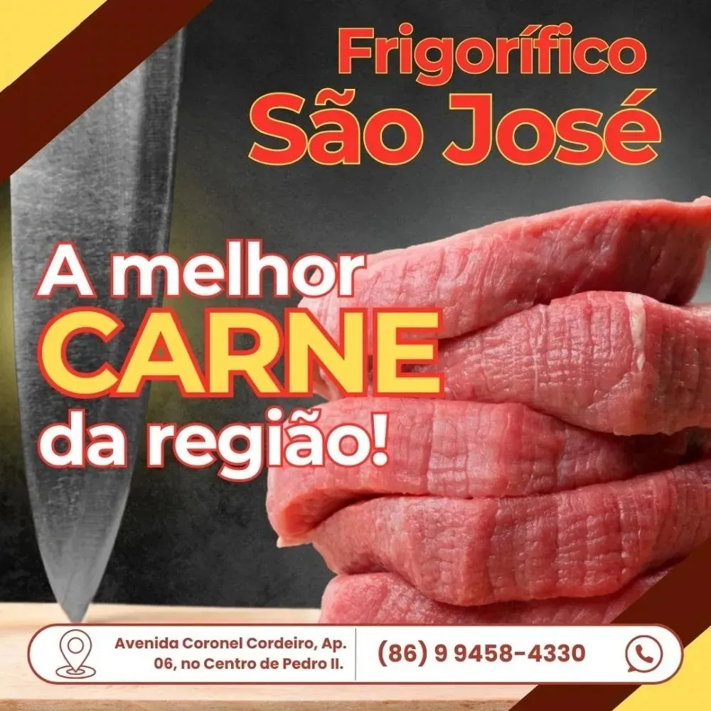 Garanta mais sabor e procedência na sua mesa com os cortes de carnes do Frigorífico São José em Pedro II!