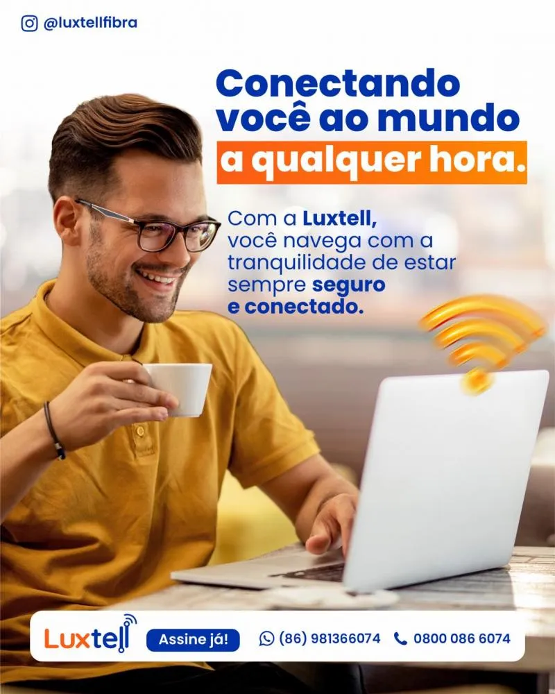 Tenha velocidade e estabilidade na sua conexão com a Luxtell!