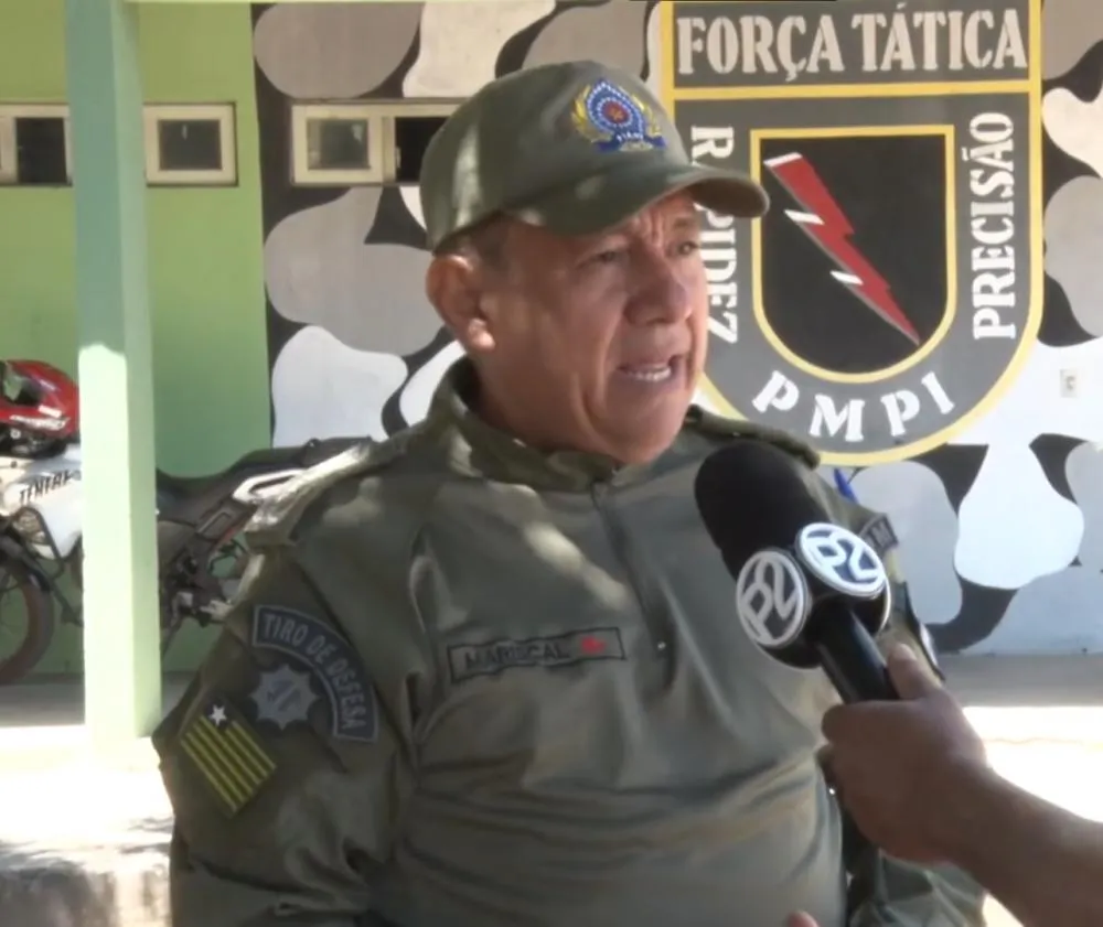 Subcomandante da 1ª Companhia do 12º Batalhão de Piripiri, Capitão Mariscal, fala da homenagem aos policiais veteranos em Pedro II; confira!