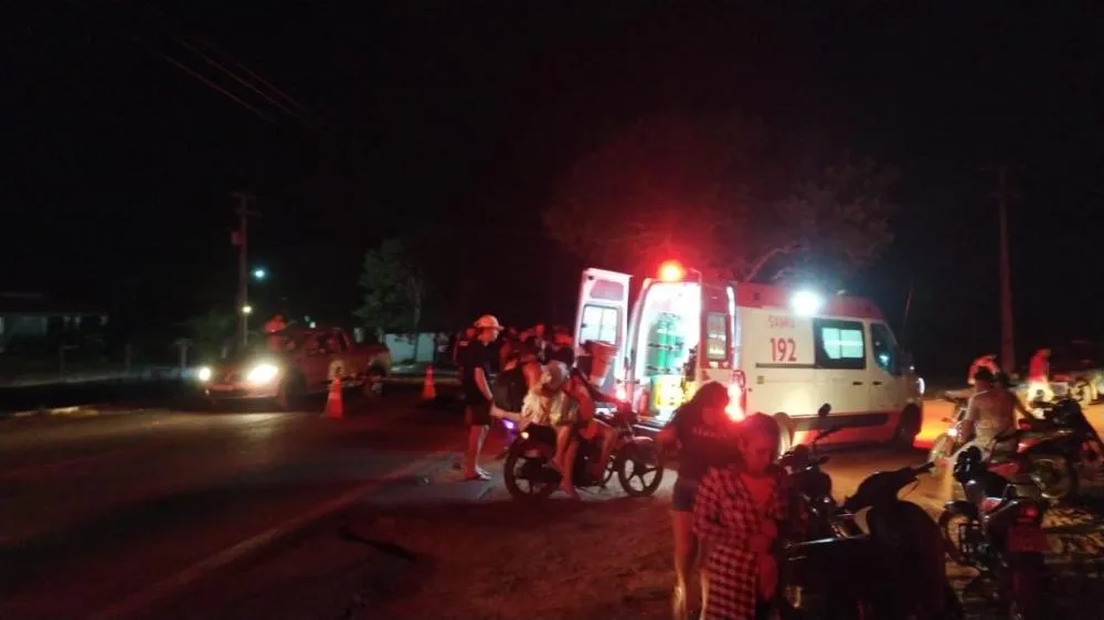 Mulher morre após colisão entre motocicletas na zona rural de Pedro II