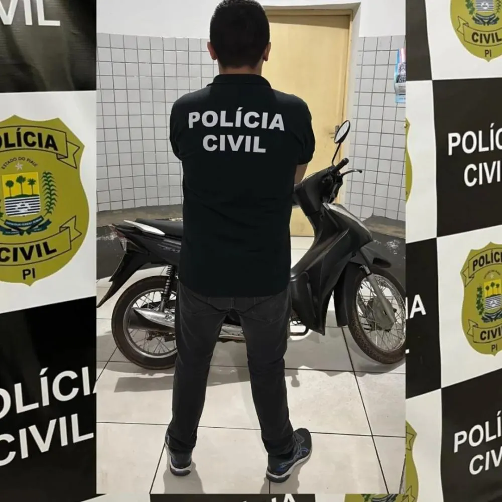 Moto furtada em Teresina é recuperada em menos de 24 horas em Pedro II