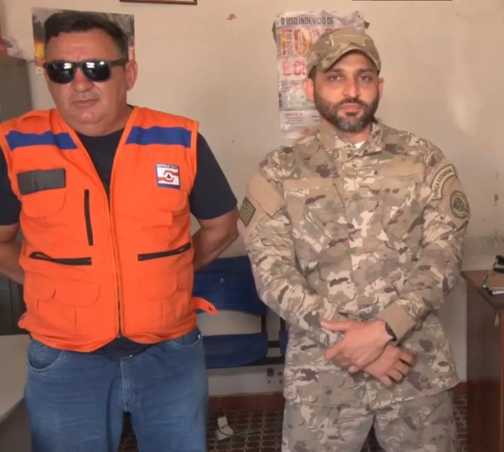 Comandante da Operação Guardiões do Bioma, Capitão Arlindo, faz visita a Pedro II, e se reuni com defesa civil do município; confira!