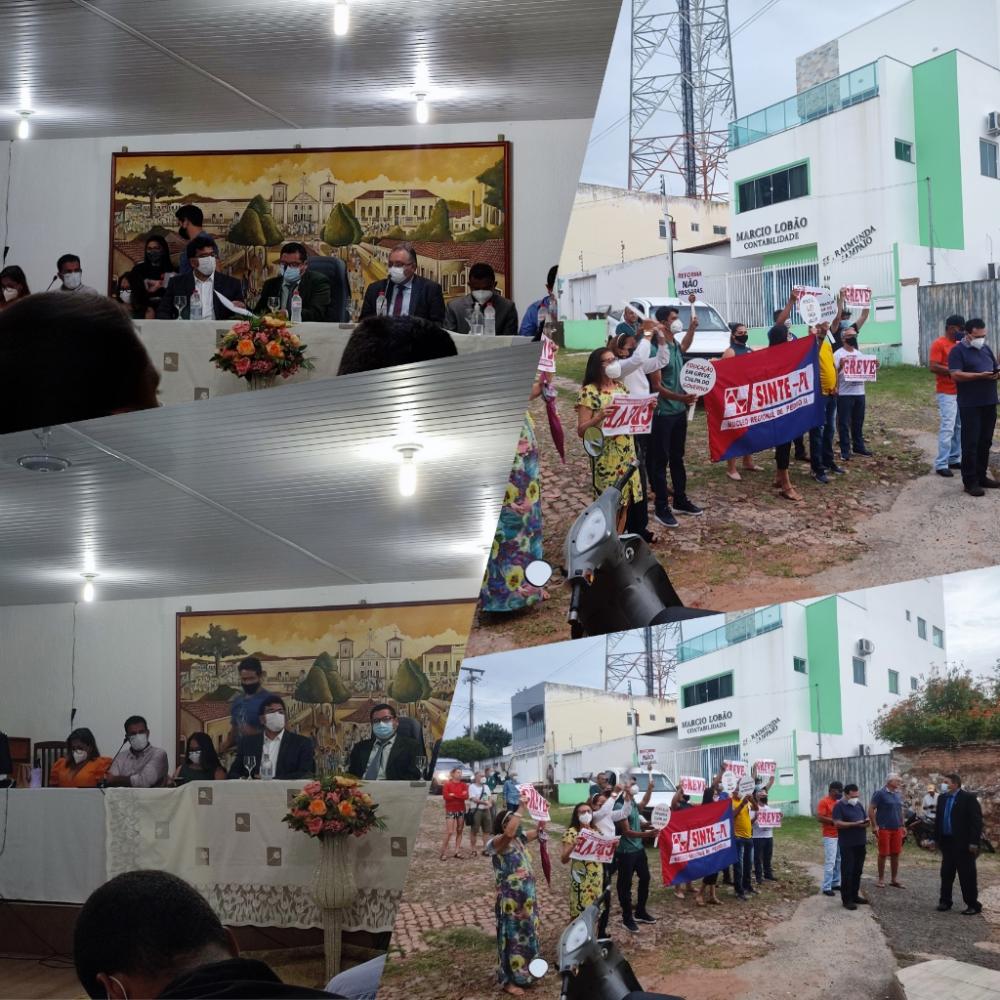 Rafael Fonteles e Florentino recebem o título de cidadania pedro-segundense e professores cobram o pagamento do piso