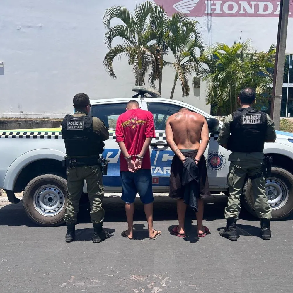 Dois homens são detidos por suspeita de tráfico de drogas em Pedro II