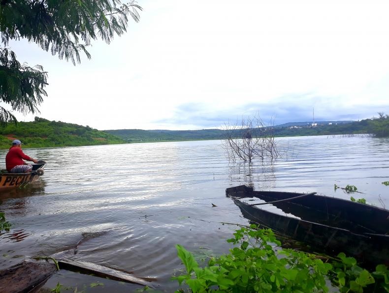 Mesmo com chuvas, nível de água do Açude Joana cai para 32%; é o que apontam os dados da ANA 