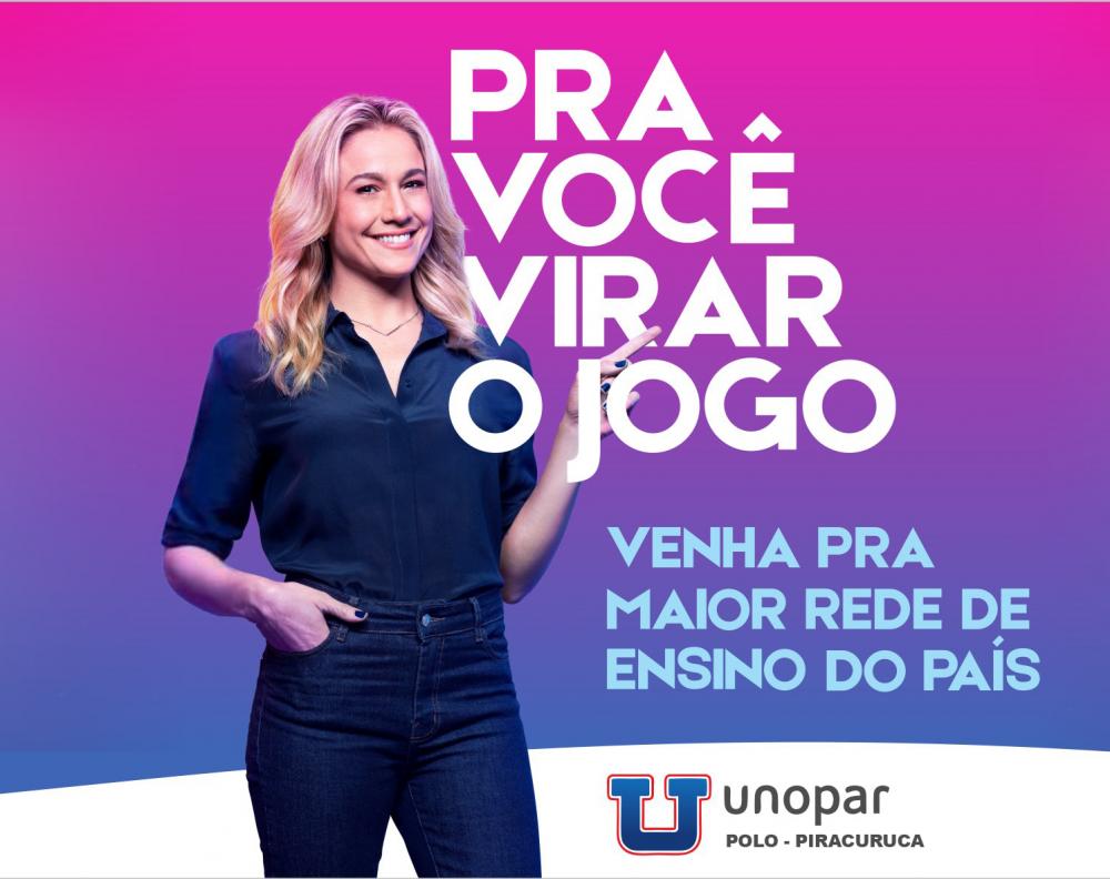 Vire o jogo: Comece uma nova graduação ainda em 2021, venha para Unopar Polo Pedro II