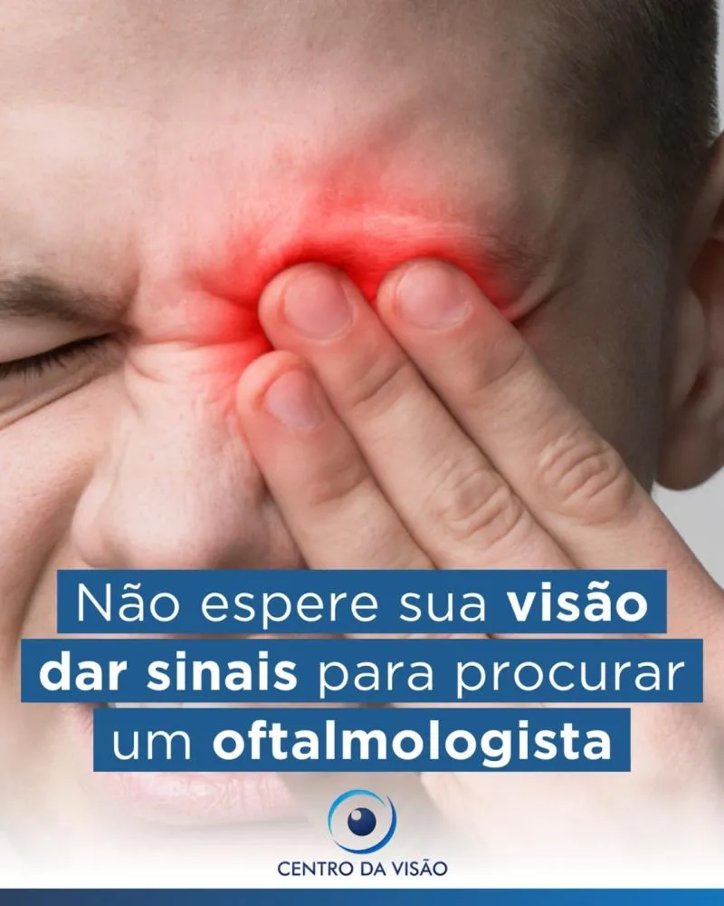 Cuidar dos olhos é prevenir problemas, agende sua consulta no Centro da Visão!