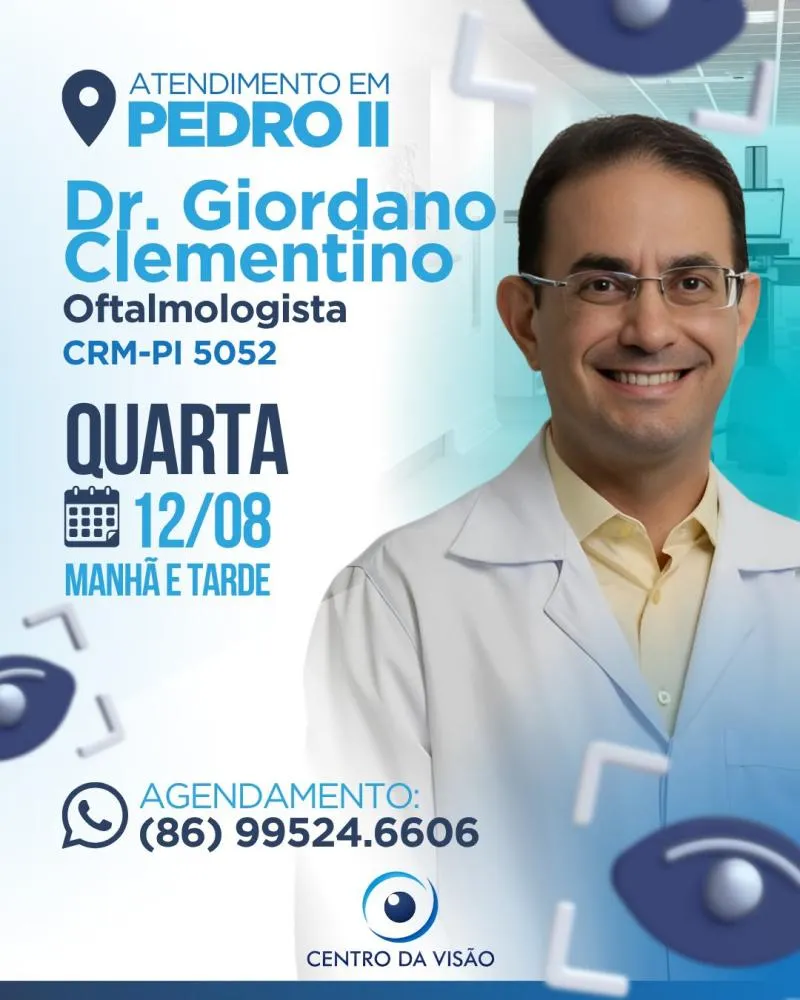 Seu olhar merece cuidado especializado: agende sua avaliação no Centro da Visão