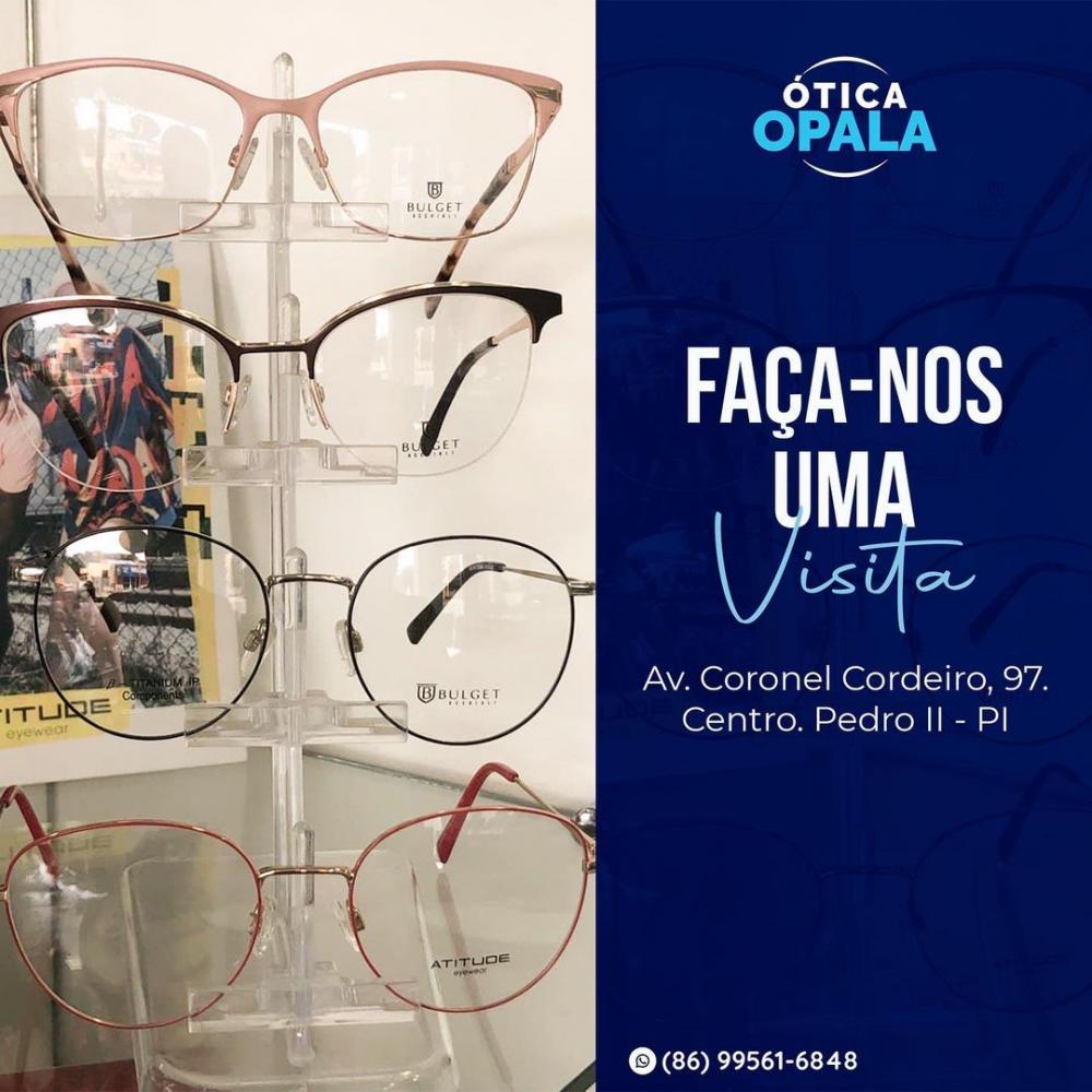 Agende já a sua consulta de vista na Ótica Opala de Pedro II; confira agenda de atendimento!