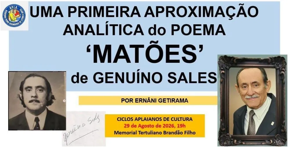 ‘Matões’, o poema definitivo de Genuíno Sales