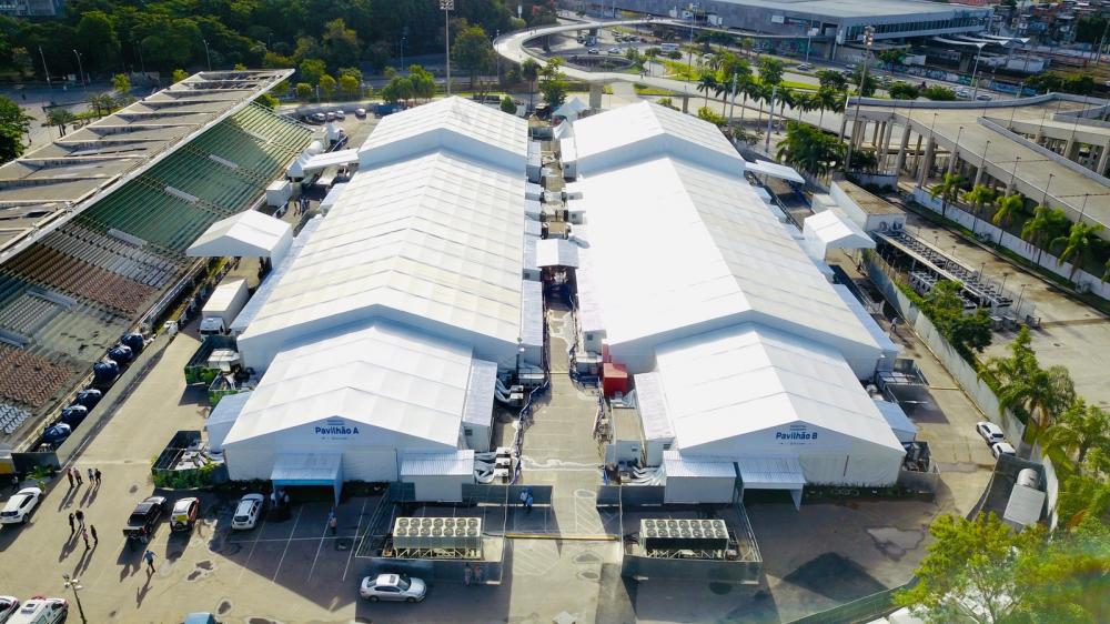 Com atraso, hospital de campanha no RJ para pacientes com Covid-19 é inaugurado