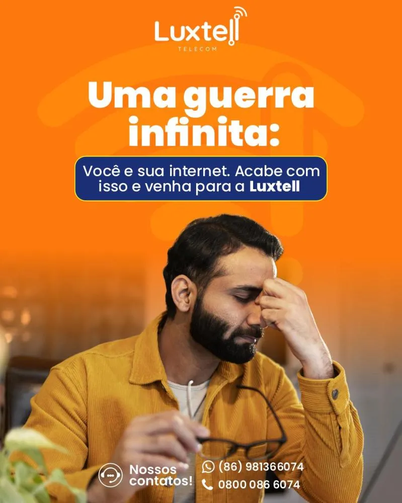 Sua rotina merece uma conexão de qualidade! Venha para a Luxtell!