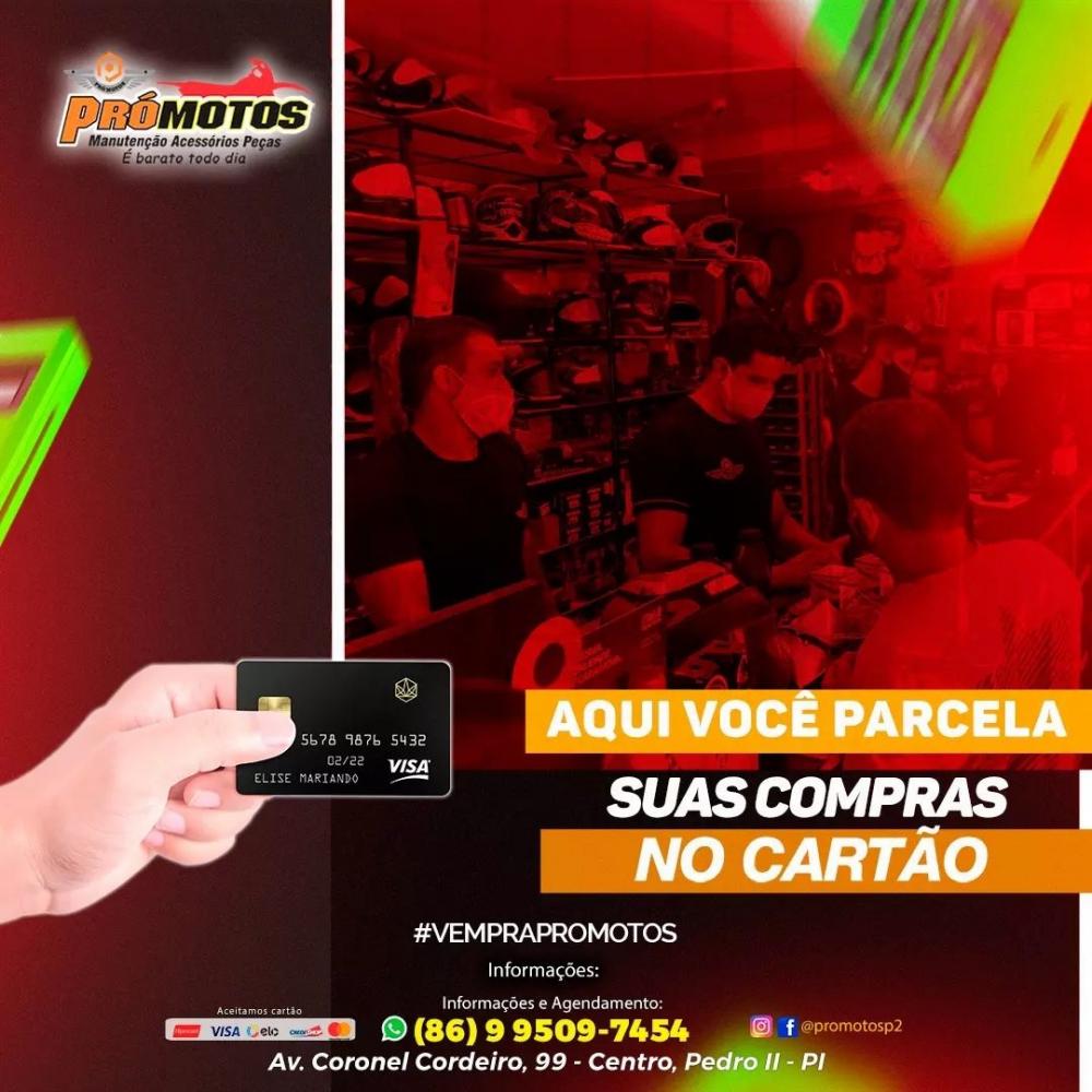 Prómotos: Os melhores produtos e serviços para a sua moto estão aqui e ainda parcelamos suas compras no cartão; está esperando o quê?