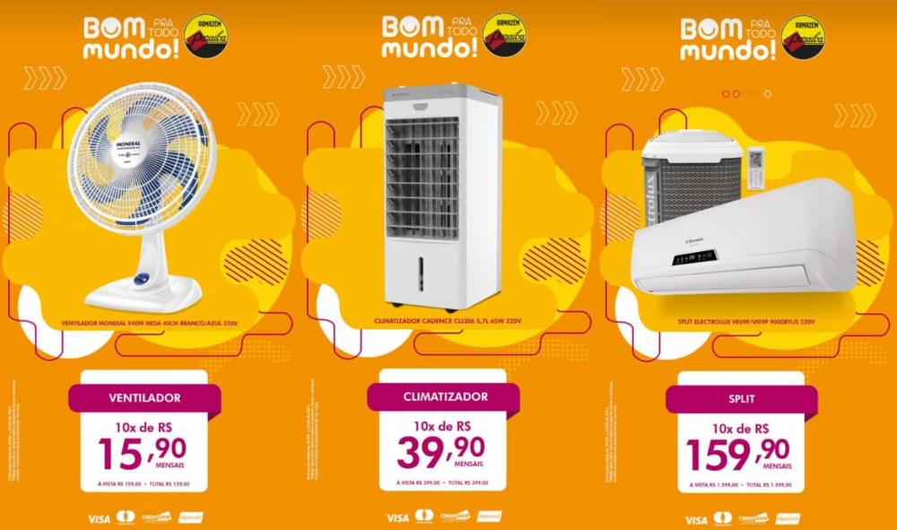 Entre no clima das “ofertas refrescantes” do Armazém Paraíba; venha conferir! 