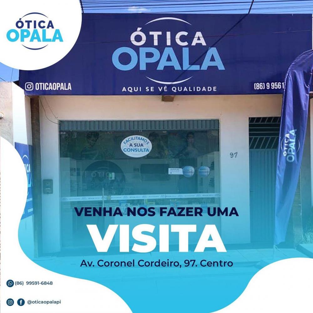 Óptica Opala, referência em consultas de vista, com qualidade, em Pedro II e região; venha conferir!