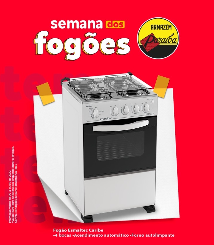 Semana dos fogões Paraíba; venha aproveitar!!!