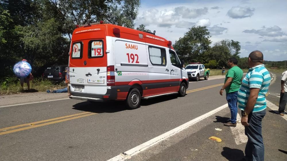Morre segunda vítima de grave acidente envolvendo moto e carro na zona rural de Pedro II