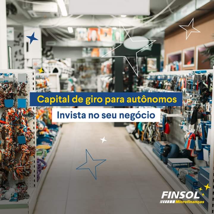 Oportunidade para você ampliar sua atividade comercial, com crédito Finsol: dinheiro rápido, fácil e sem burocracia; confira!