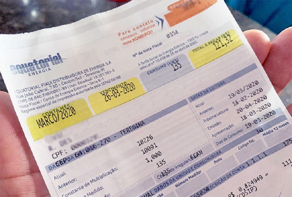 Com redução do ICMS, conta de energia fica mais barata a partir deste mês no Piauí