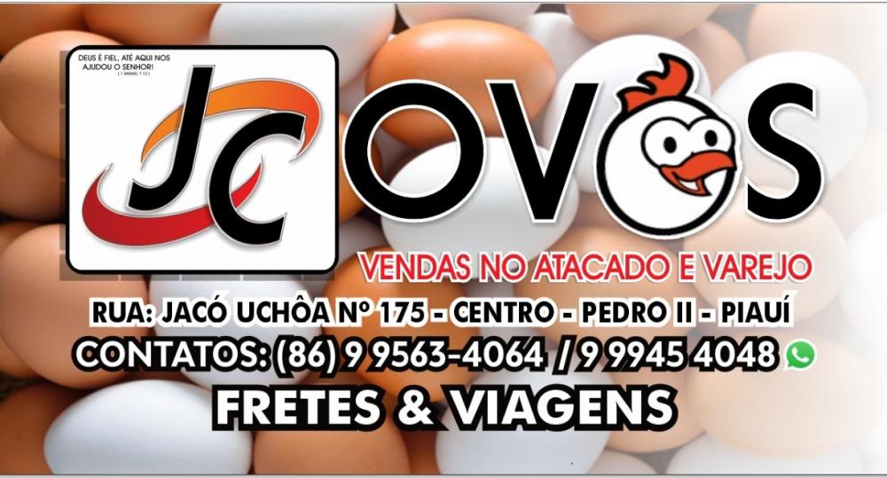JC ovos: Vendas no Atacado e no Varejo para toda a Região; venha conferir!