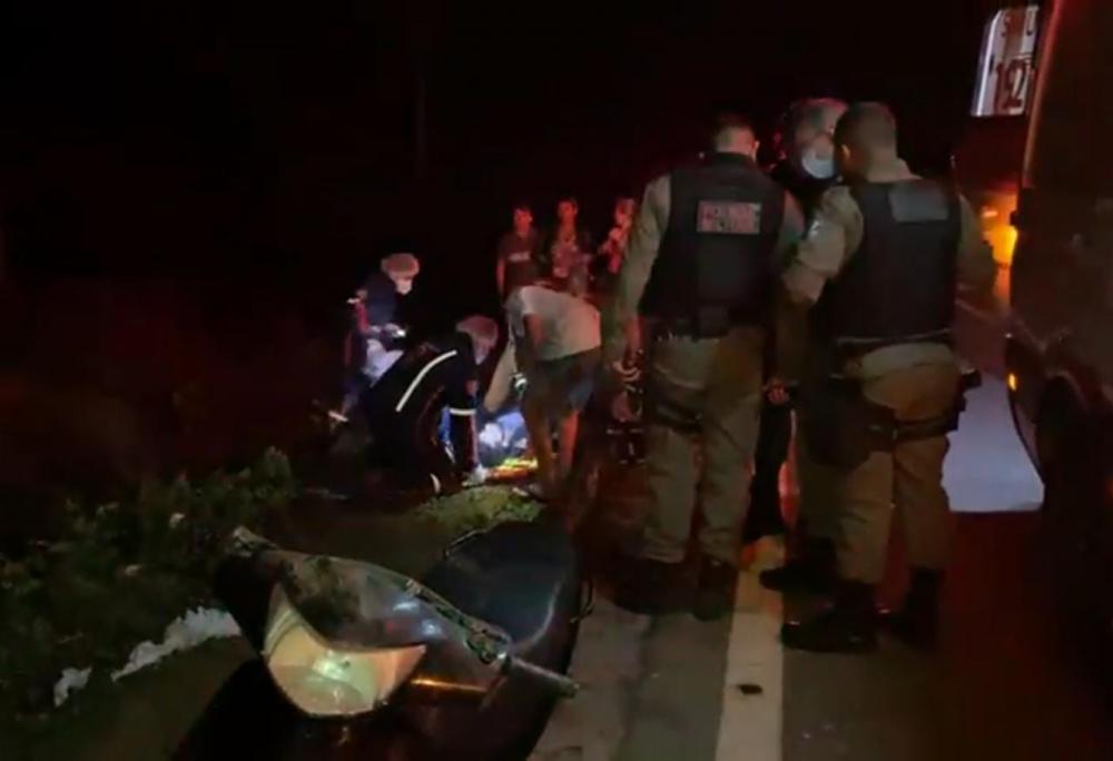 Jovem fica ferido após acidente na PI-216, em Pedro II 