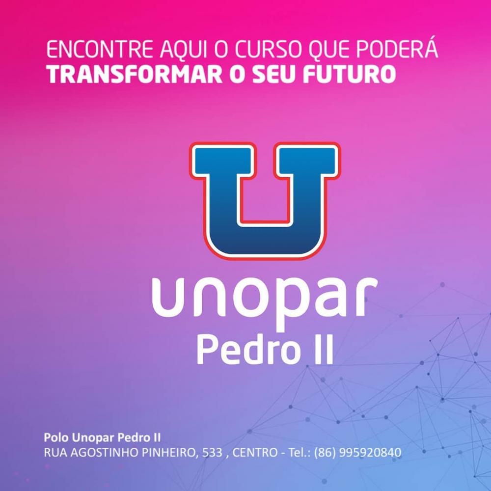 Mude já o seu futuro, venha para a Unopar Polo de Pedro II!