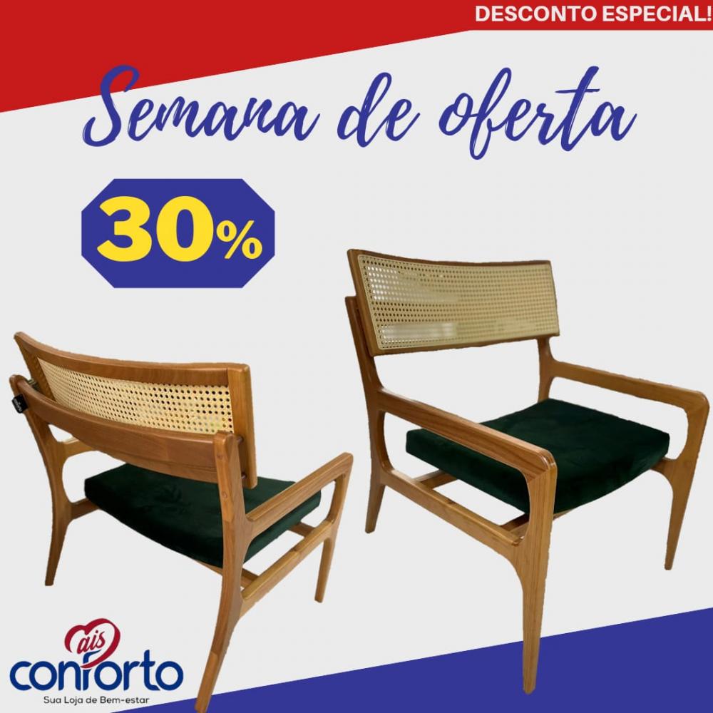  “Semana das Poltronas” nas Lojas Mais Conforto, com descontos de até 30%; venha aproveitar! 