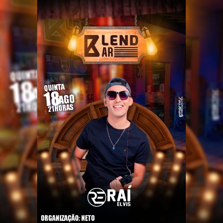 Imperdível: Quinta Show do Blend Bar terá Rai Elvis
