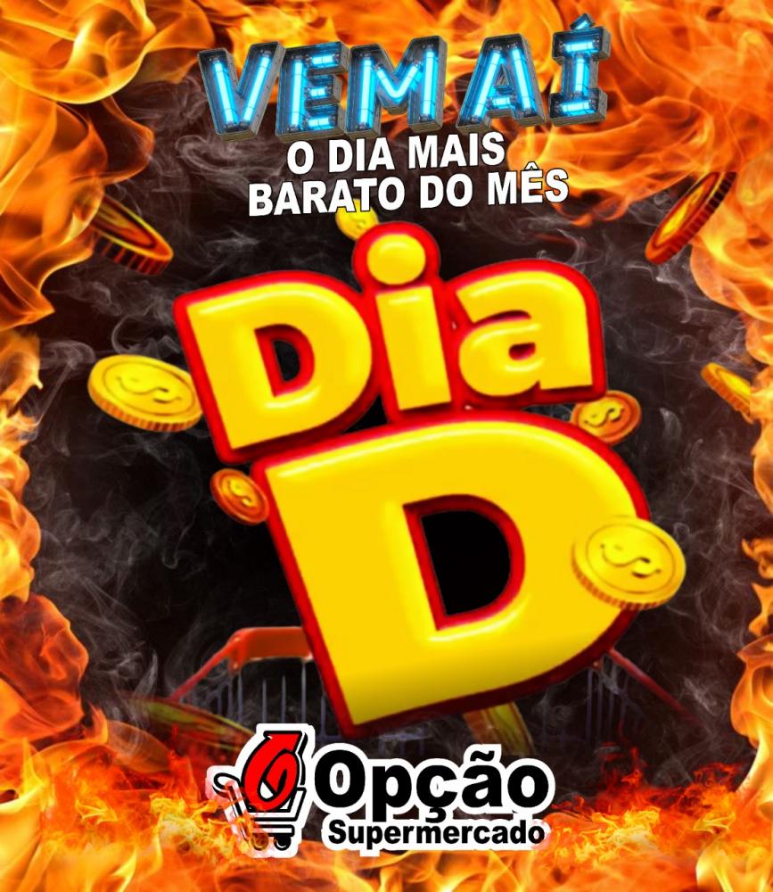 Sexta é o dia “D” do Opção Supermercado, o dia mais barato do mês; venha conferir! 