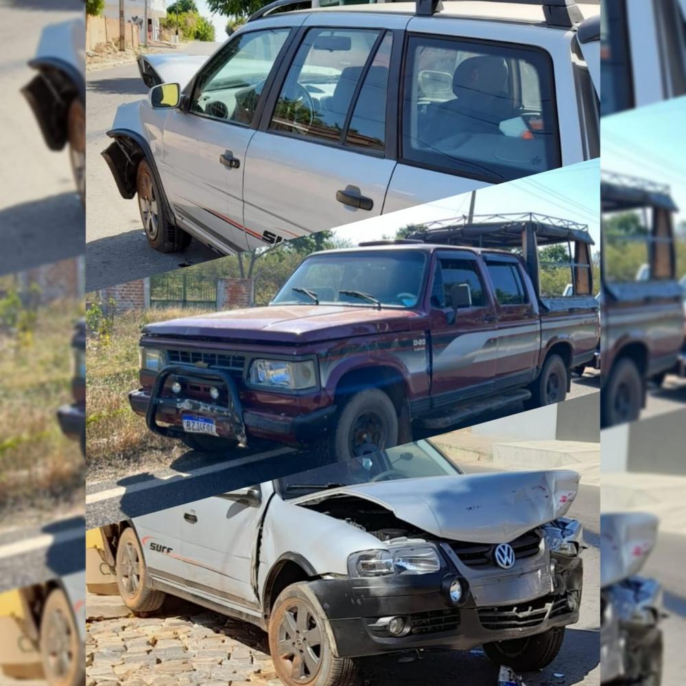 Colisão envolvendo três veículos deixa um adolescente ferido em Pedro II 