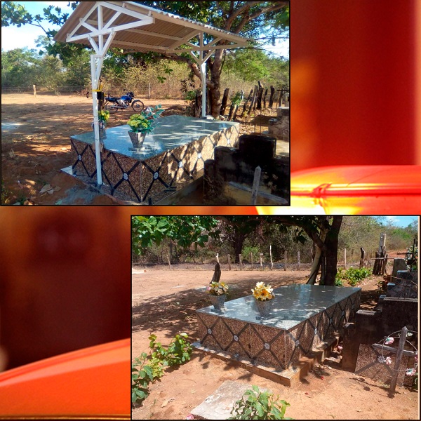 Ladrões arrancam e furtam cobertura de túmulo em cemitério de Pedro II