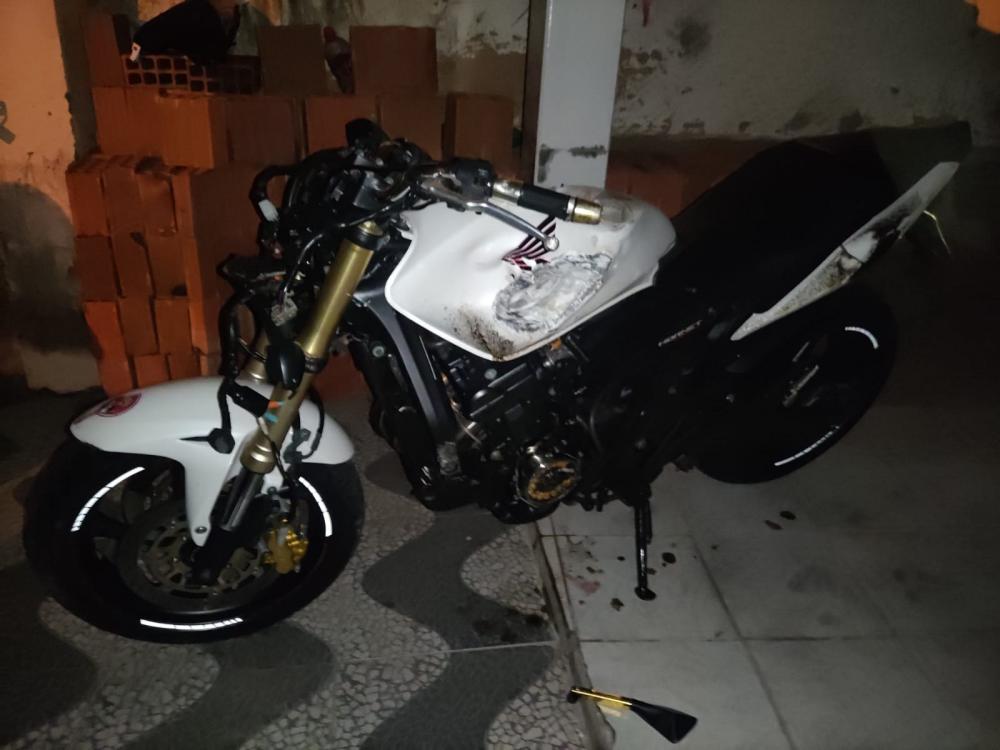 Motociclista fica ferido após acidente em Pedro II