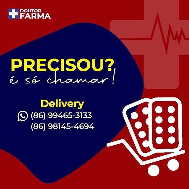 Precisou de medicamentos? Conte agora mesmo com a Doutor Farma de Pedro II