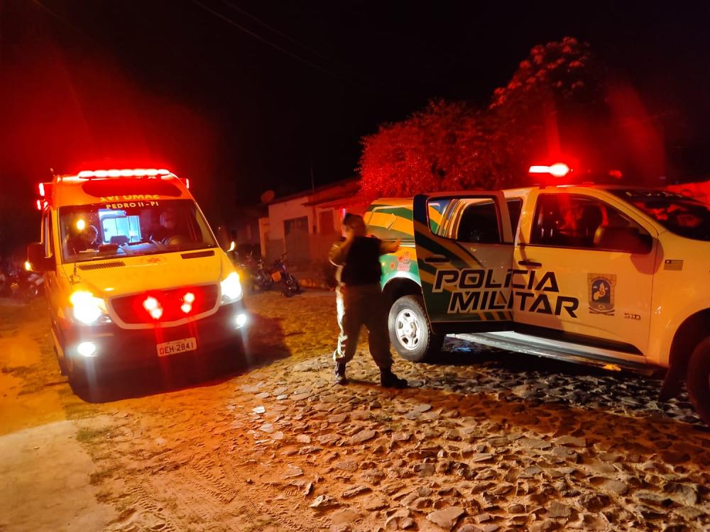 Homem é atingido com dois tiros durante tentativa de homicídio em Pedro II