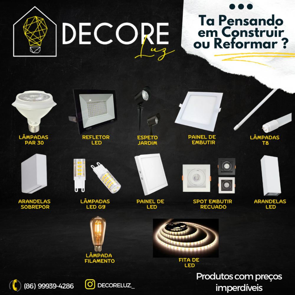 Está pensando em Construir ou Reformar? A Loja Decore está com novidades em Iluminação! 