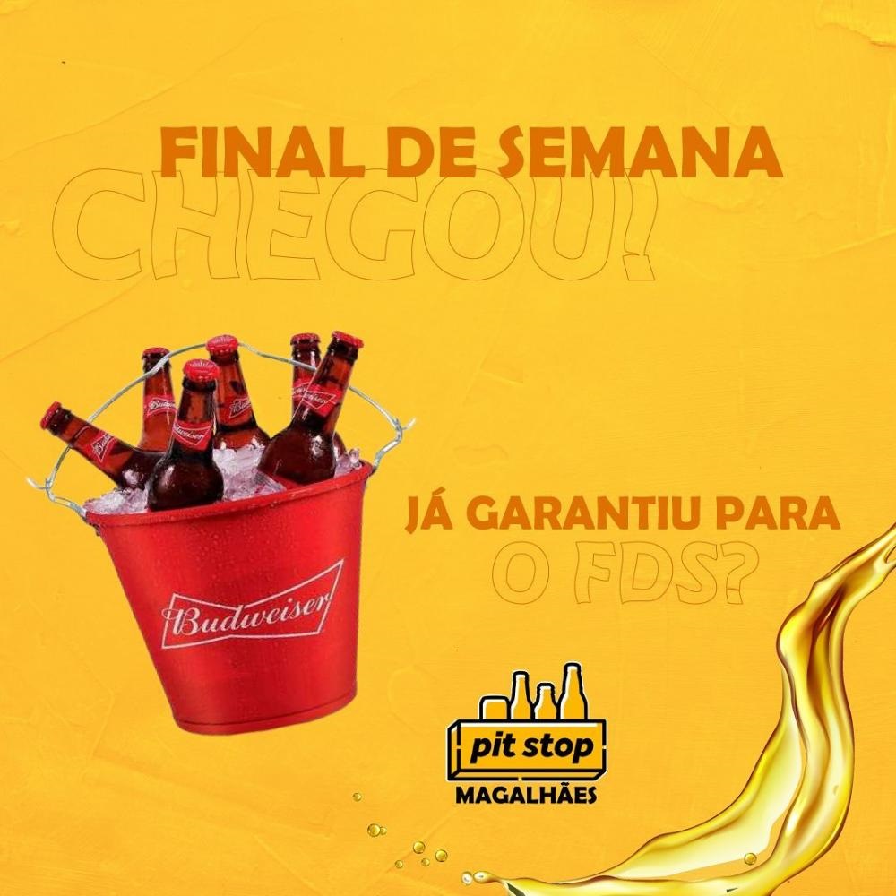 Já garantiu a cerveja gelada do final de semana? Faça agora mesmo o seu pedido no PitStop Magalhães P2