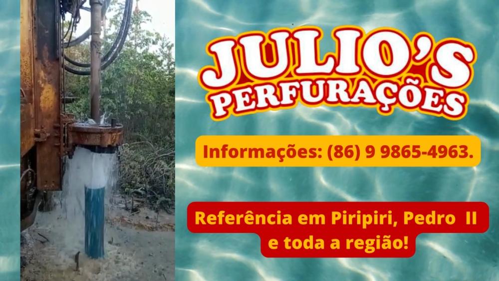 Julio’s Perfurações é referência em perfuração de poços em Pedro II e região!