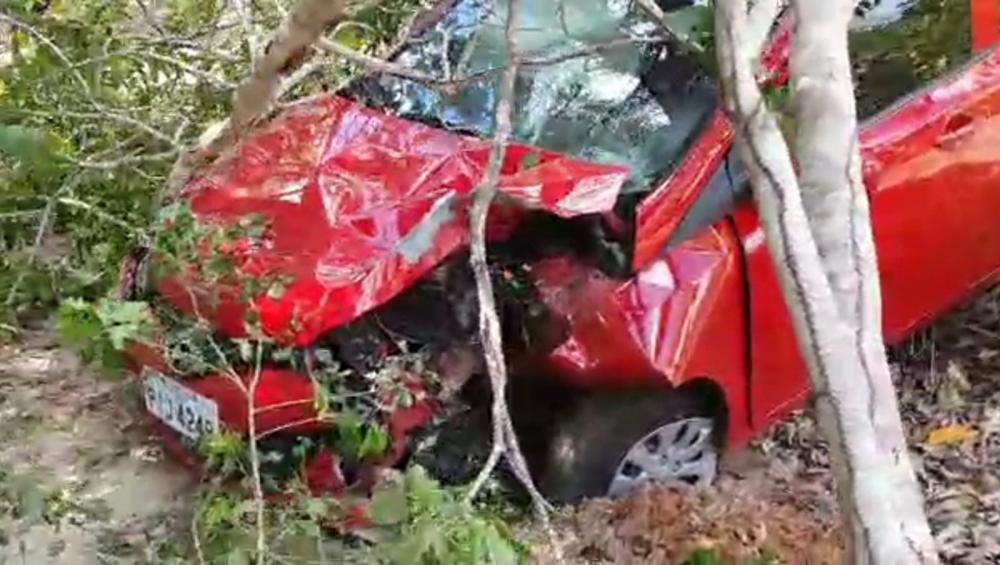 Mulher fica ferida em acidente na PI-216 entre Pedro II e Piripiri 