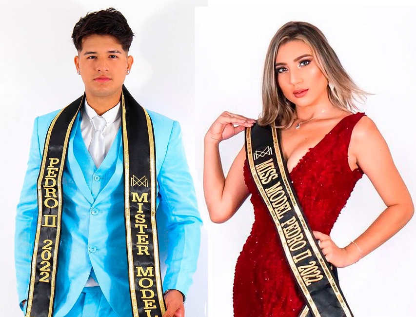 Emanoel Alex e Letícia Souza representam Pedro II em concurso Miss e Mister Model Piauí 2022 