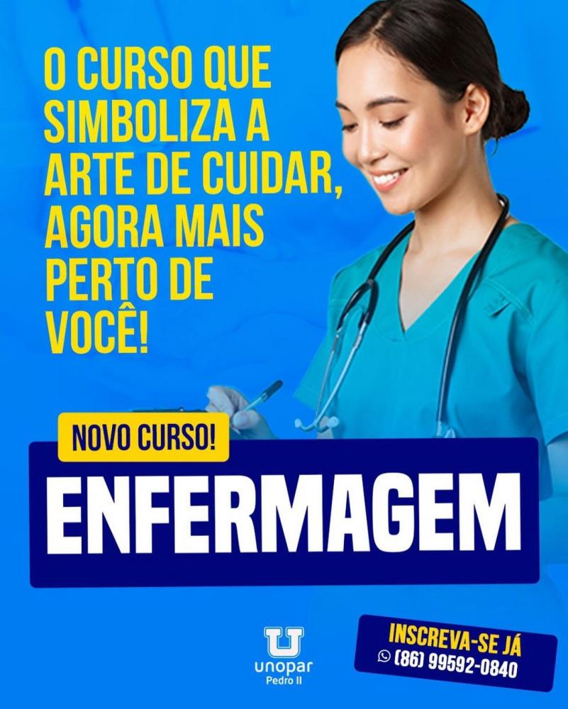 Novidade! Bacharelado em Enfermagem é o novo curso da Unopar Pedro II 