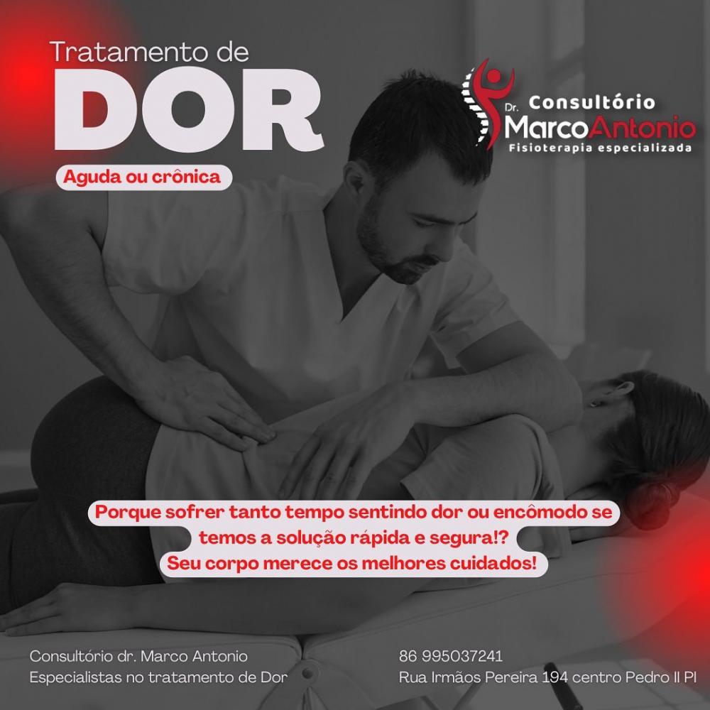 Ninguém merece viver com dores, e o Consultório Dr. Marco Antônio Fisioterapia Especializada veio para te ajudar!