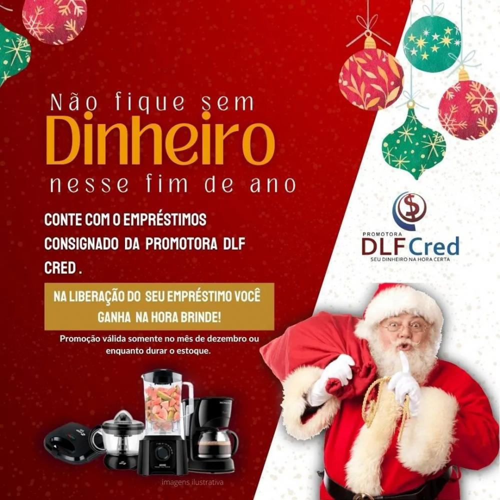 Não fique sem dinheiro nesse final de ano! Conte agora mesmo com a DLF CRED de Pedro II