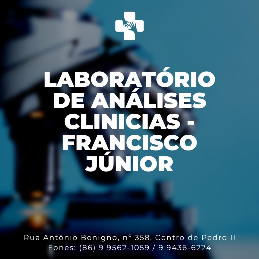Comece o ano cuidando da sua saúde, venha ao Laboratório de Análises Clínicas Dr. Francisco Junior, referência em exames laboratoriais