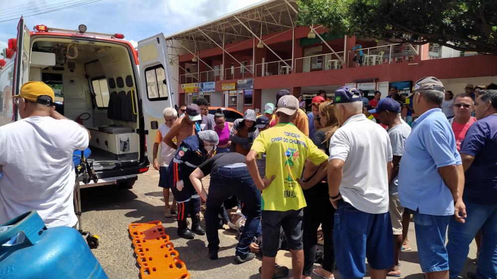 Jovem fica ferido após acidente em Pedro II 