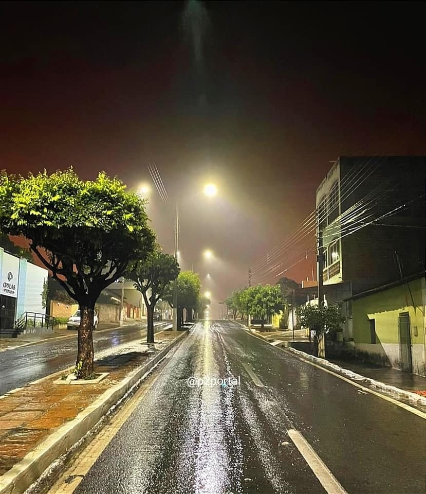 Chuvas intensas registradas em Pedro II