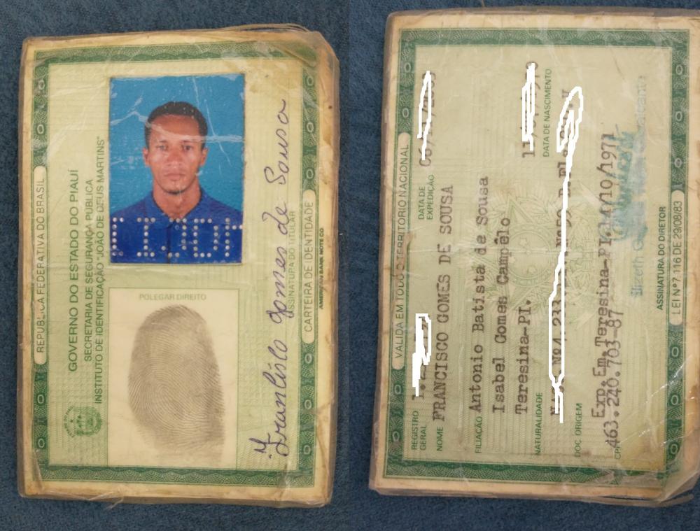 Utilidade Pública: Documento é encontrado no Centro de Pedro II