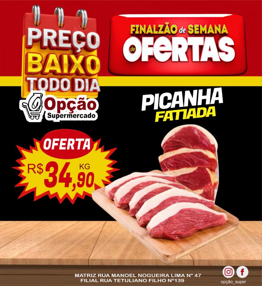 Aproveite as melhores promoções do Finalzão de Semana de Ofertas no Opção Supermercado