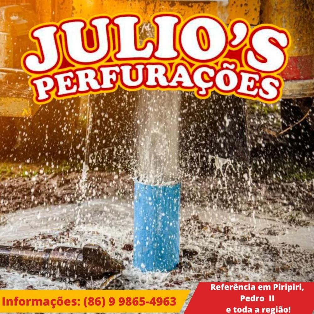 Julio's Perfurações: Líder em perfuração de poços Artesianos com qualidade e confiabilidade!