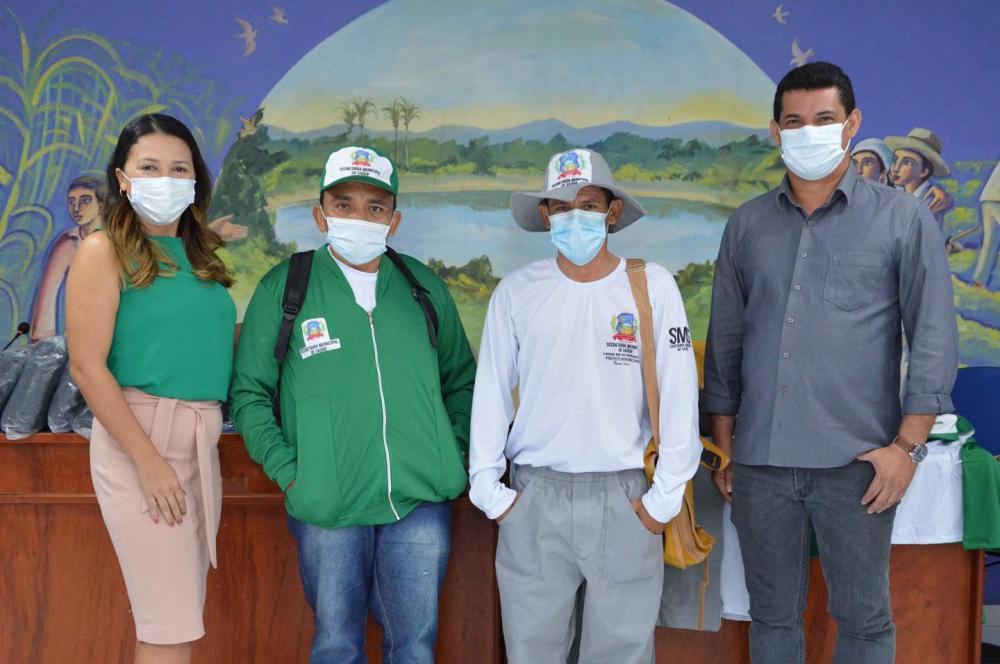 Lagoa de São Francisco faz entrega de novos fardamentos e equipamentos aos agentes de saúde e endemias 