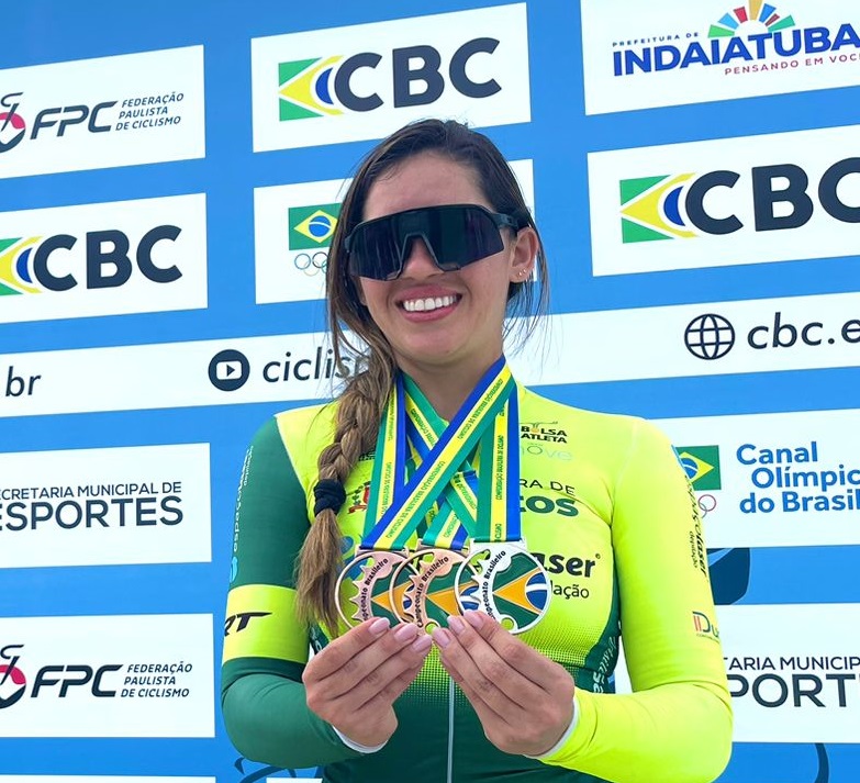 Pedro II novamente no Pódio: Mika volta a brilhar e conquista três medalhas no Campeonato Brasileiro de Ciclismo de Pista